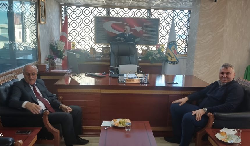 Başkan Mustafa İba’dan Esnaf Kooperatifine Ziyaret