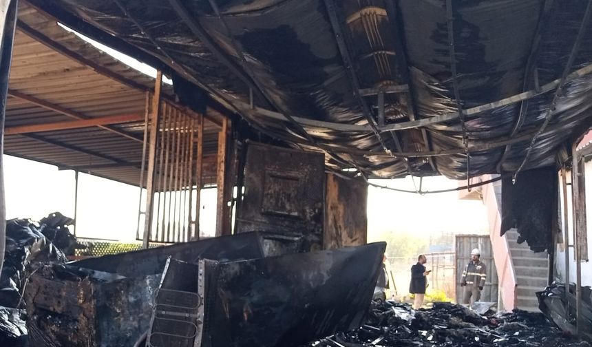 Adana'da müstakil evde çıkan yangın söndürüldü