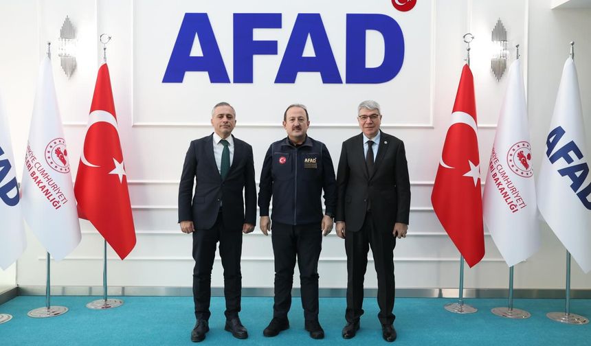 AFAD Başkanı Pehlivan, Osmaniye Heyetini Kabul Etti