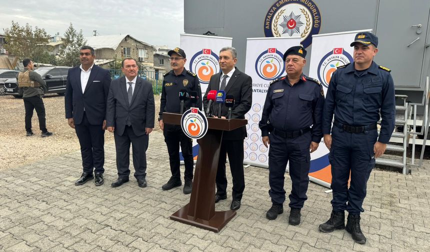 Antalya'da  Asayiş ve Güvenlik Toplantısı yapıldı