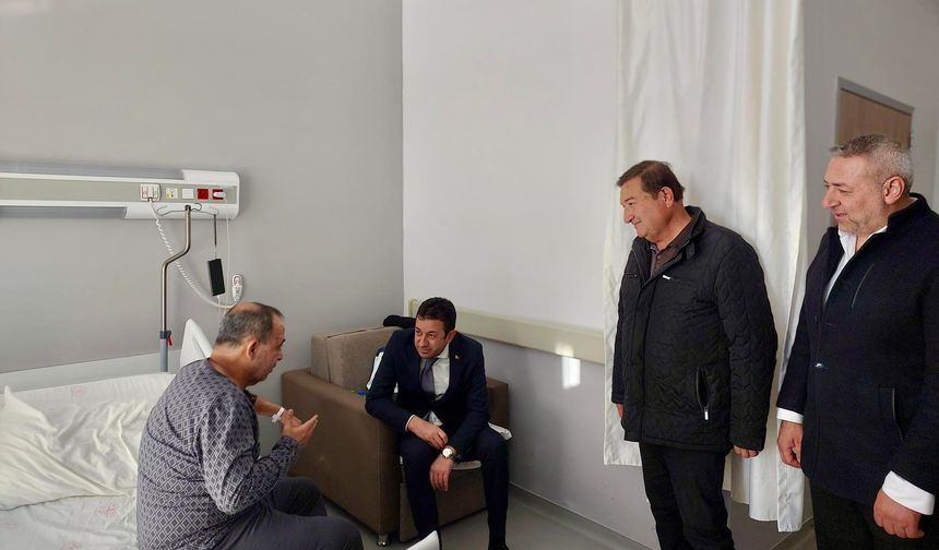 Başkan Kadıoğlu’ndan Hastanede Geçmiş Olsun Ziyareti