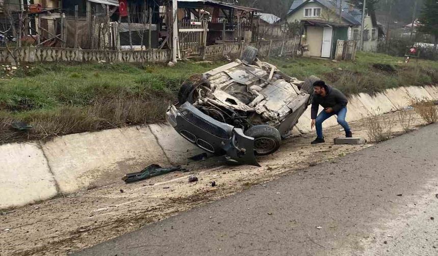 Bolu-Mudurnu Yolunda Korku Dolu Anlar!