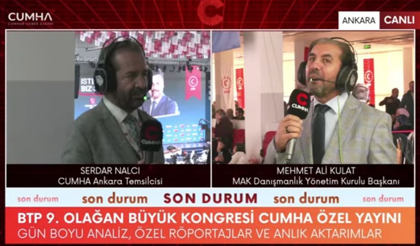 BTP Kongresine Kulat’tan Çarpıcı Tespit