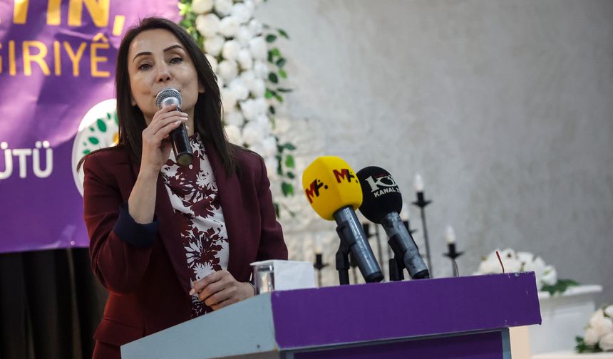 DEM Parti Eş Genel Başkanı Tülay Hatimoğulları, Mersin'de konuştu: