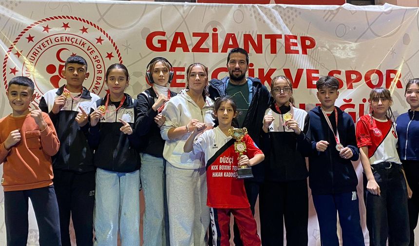 Düziçi Kadoğlu Spor Kulübü’nden Kick Boks’ta 10 Madalya