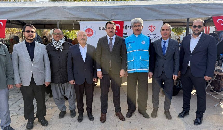 Düziçi’nde Gazze İçin Düzenlenen Kermese MHP’den Destek