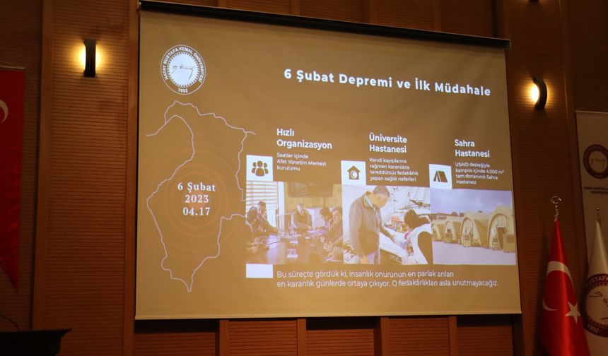 HMKÜ Rektörü Prof. Dr. Veysel Eren, son 3 yıllık faaliyetleri değerlendirdi