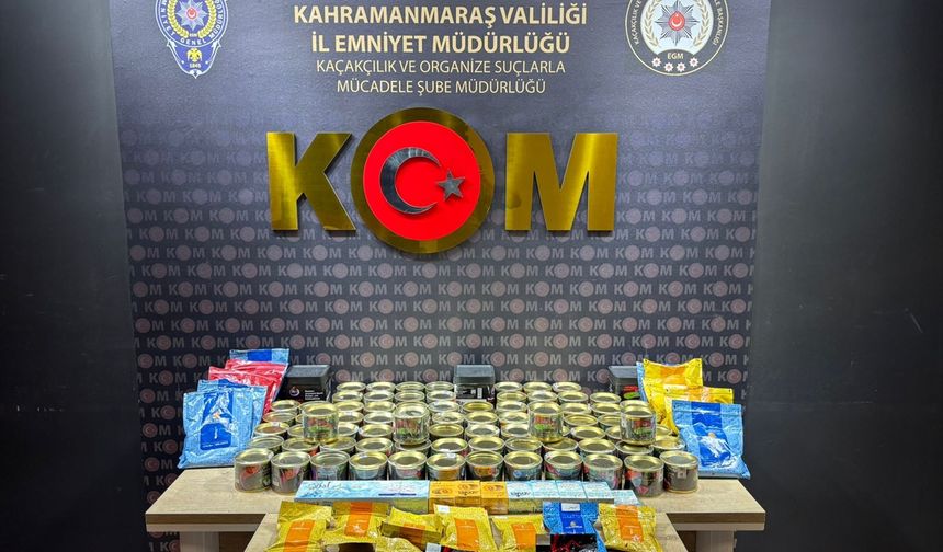 Kahramanmaraş'ta kaçakçılık operasyonunda 4 zanlı gözaltına alındı