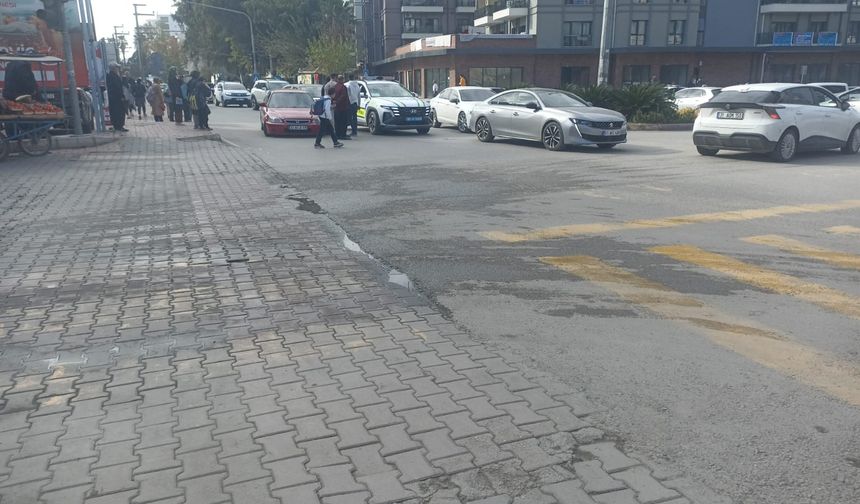 Osmaniye’de Trafik Kazası Sürücüler Tartıştı