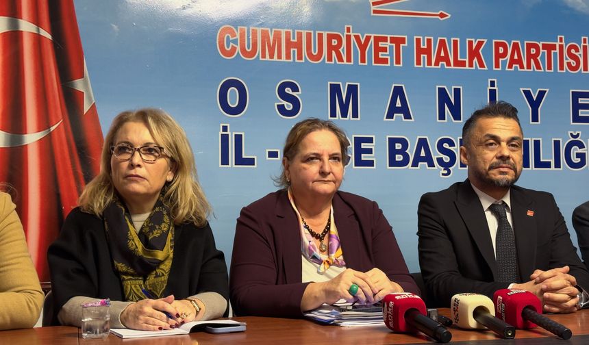 CHP Genel Başkan Yardımcısı Tamaylıgil, Osmaniye'de konuştu: