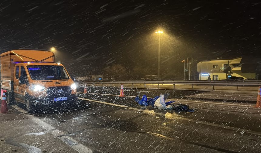 Edirne'de kar yağışı başladı