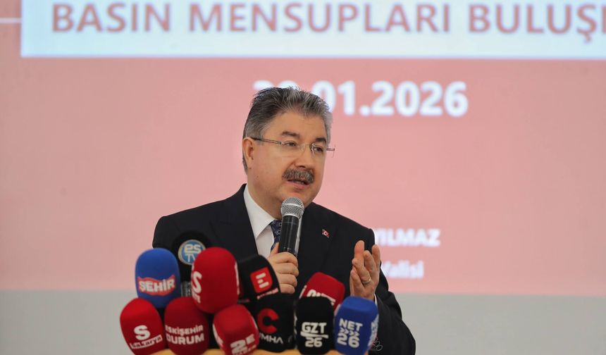 Eskişehir Valisi Dr. Erdinç Yılmaz Basın Mensuplarıyla Bir Araya Geldi