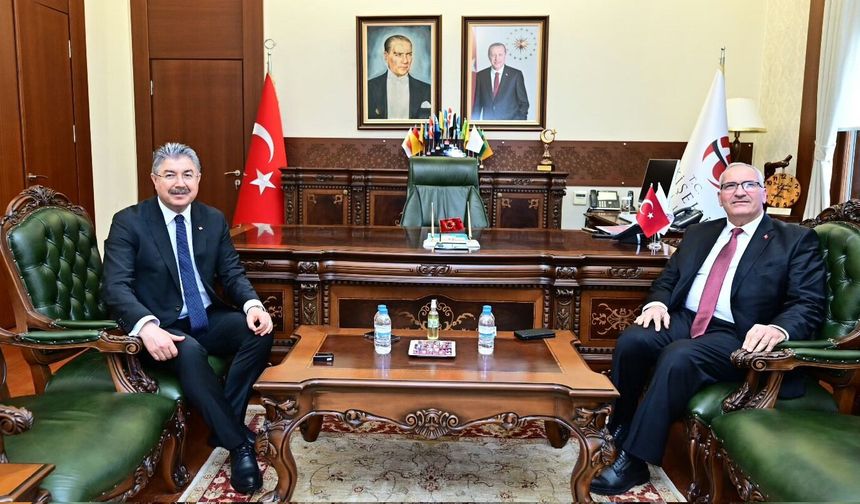 Vali Yılmaz’a Hayırlı olsun ziyareti