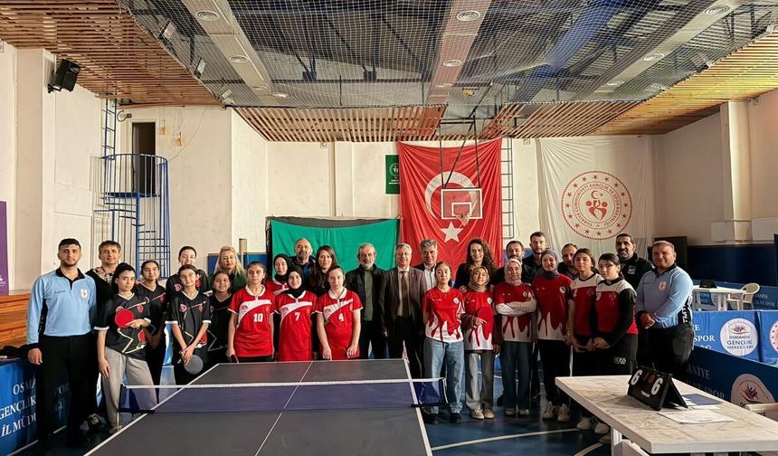 Osmaniye’de Masa Tenisi Heyecanı