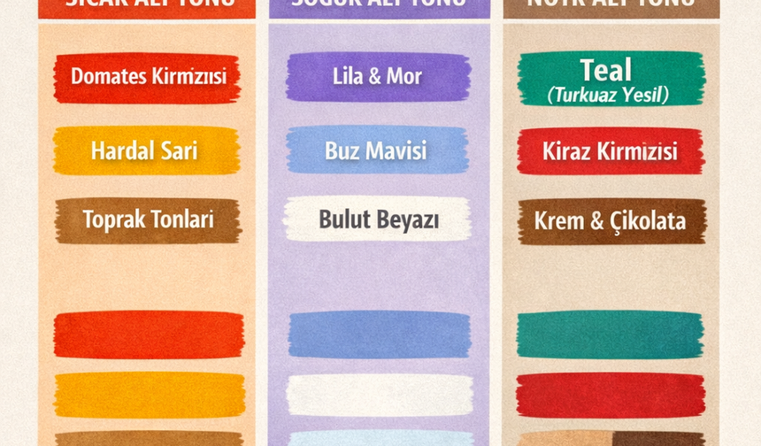 2026’nın En Çok Yakışan Renkleri