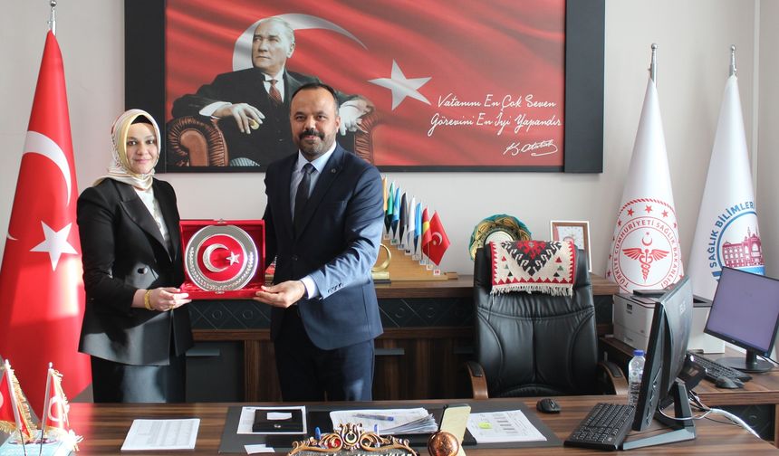 Osmaniye EAH Başhekimi  Hakkoymaz’a  Nazik  Ziyaret