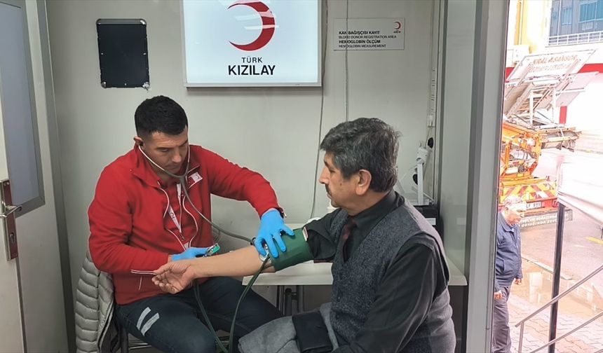 Anamur ilçesinde kan bağışı kampanyası düzenlendi