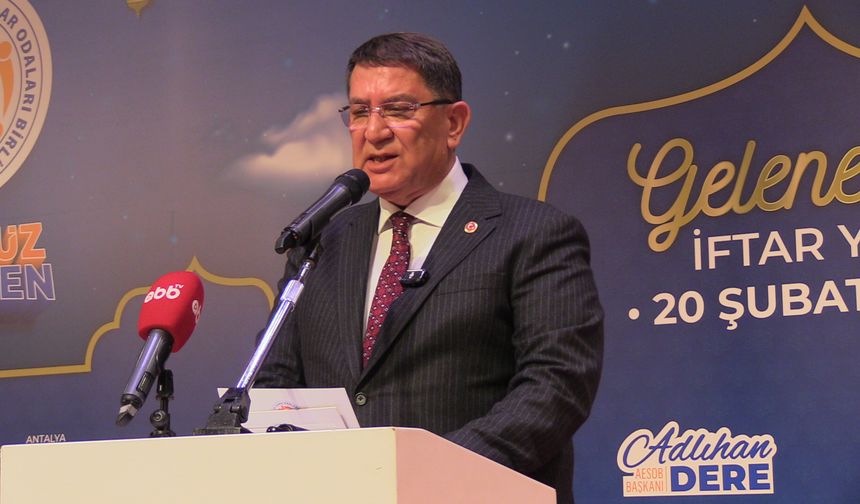 Antalya Esnaf ve Sanatkarlar Odaları Birliğince iftar programı düzenlendi