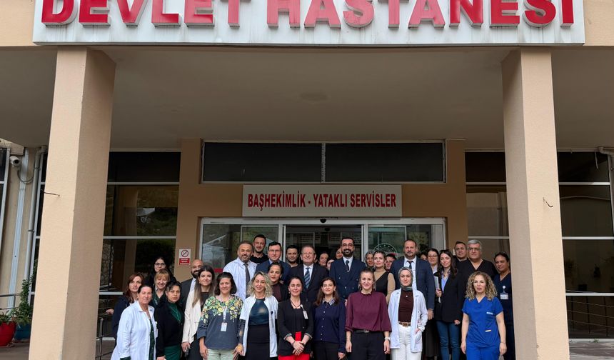 Antalya Sağlık Müdürü Özkan'dan Kemer Devlet Hastanesine ziyaret