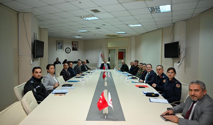 Antalya'da 112 Acil Çağrı Hizmetleri İl Koordinasyon Komisyonu Toplantısı gerçekleştirildi