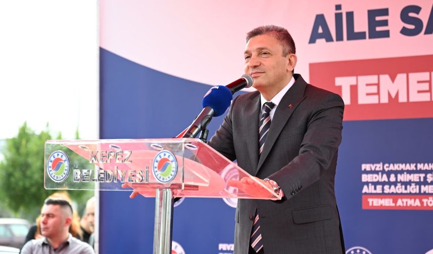 Antalya'da bir aile sağlığı merkezi ve 112 istasyonu açıldı, bir merkezin temeli atıldı