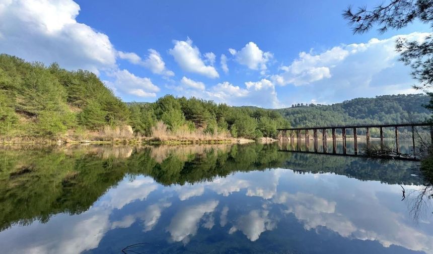 Ceyhan’da Bulutlar Suya Düştü  Doğada Görsel Şölen