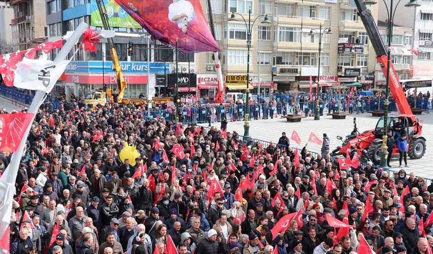 CHP Genel Başkanı Özel, partisinin Burdur mitinginde konuştu: