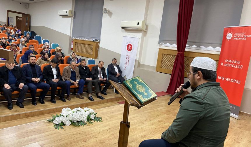 Osmaniye’de Din Eğitimi Zirvesi Eğitimcileri Buluşturdu