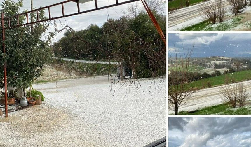 Osmaniye Kadirli’de Köyleri Dolu Vurdu