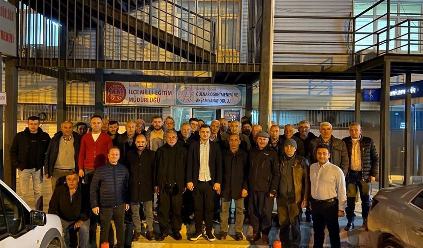 Gülnar Kaymakamı İsmail Şanal muhtarlarla iftarda buluştu