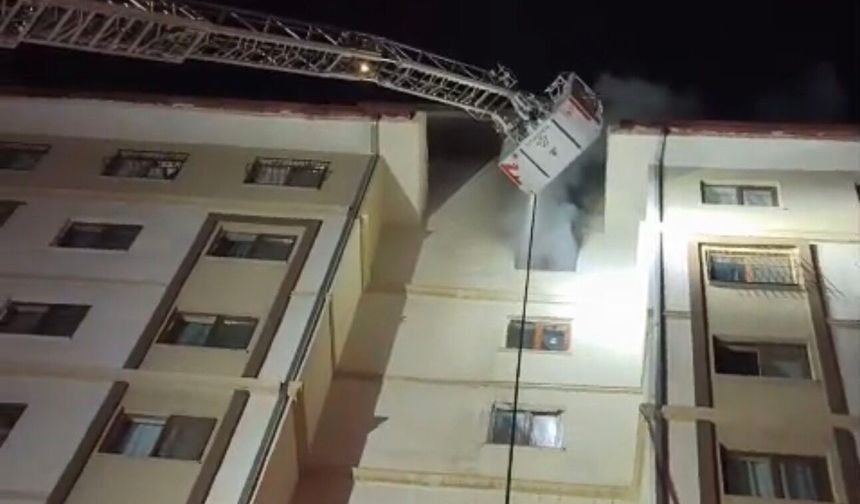 İskenderun TOKİ’de Yangın Paniği