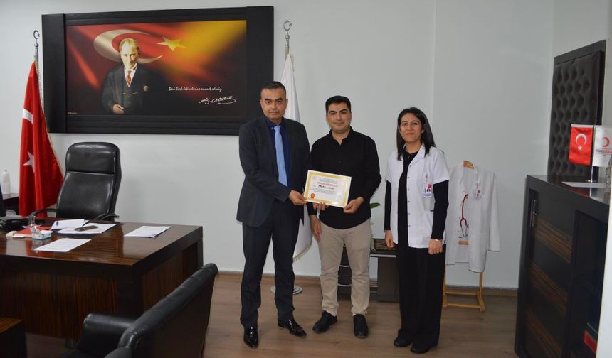 Kadirli Devlet Hastanesi’nde Teşekkür Töreni