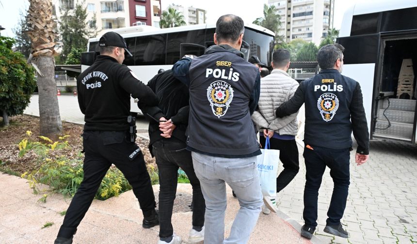 Mersin'de yasa dışı bahis operasyonunda 9 şüpheli tutuklandı
