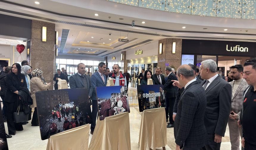 Osmaniye'de '6 Şubat Depremleri' konulu fotoğraf sergisi açıldı