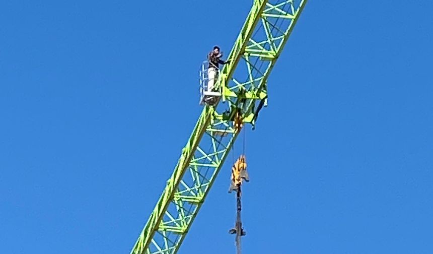 Osmaniye’de İnşaat Alanında Korku Dolu Dakikalar