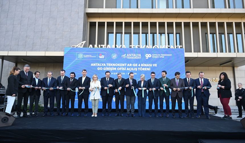 Sanayi ve Teknoloji Bakanı Kacır, Antalya Teknokent AR-GE 4 binası açılışında konuştu: