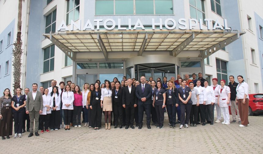 Serik'te özel hastaneye 'Sağlıkta Akreditasyon Standartları' belgesi verildi