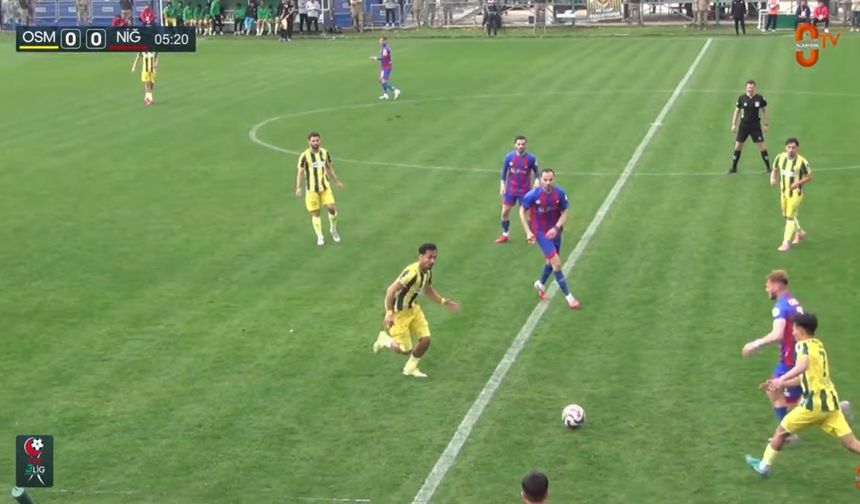 Cevdetiye’de Altın Gol Osmaniyespor Fk 3 Puanı Kaptı