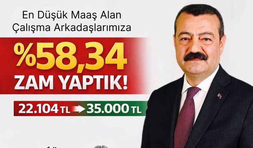 Ökkeş Aksoy’dan Maaş Artışı Açıklaması