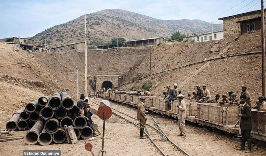 1910’da Osmaniye-Bahçe Demir Yolu ve Ayran Tüneli