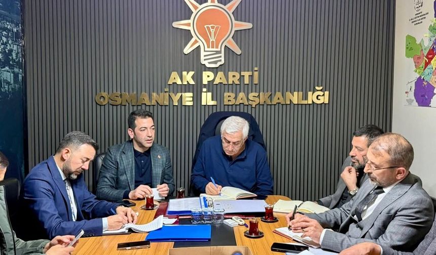 AK Parti Düziçi’nde İstişare Toplantısı