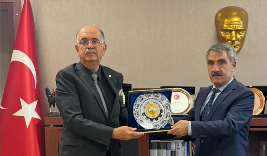 Yüksel, Defterdar Önalan’ı Makamında Ağırladı