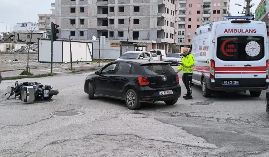 Osmaniye Alibeyli Kavşağında Kaza