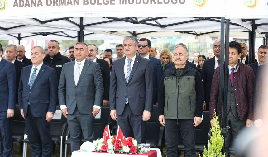 Adana'da Orman Haftası etkinliğinde üniversite yerleşkesine 10 bin fidan dikildi