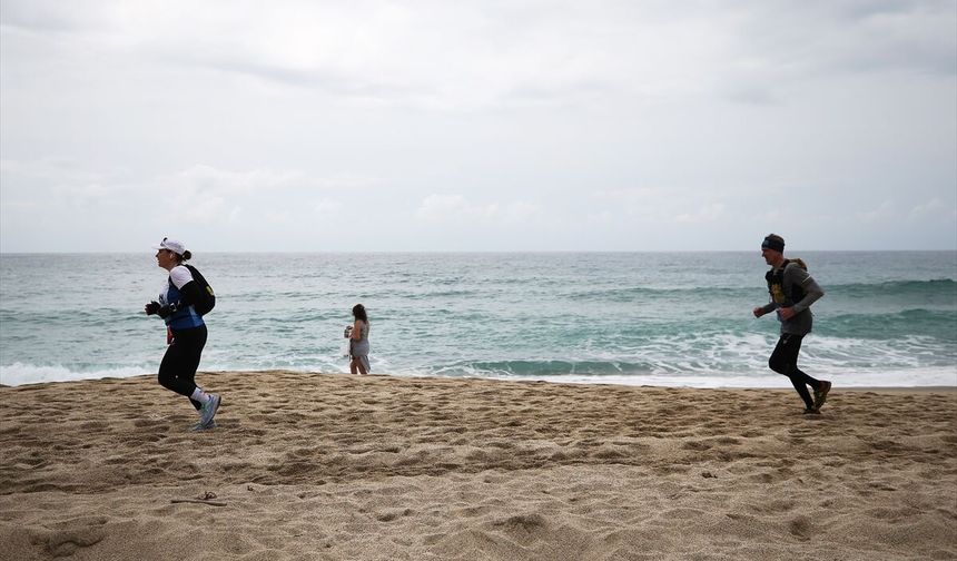 Alanya'nın ev sahipliği yaptığı Alanya Ultra Trail yarışları tamamlandı