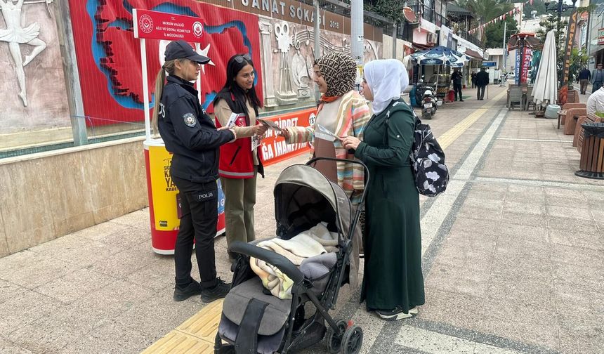 Anamur'da kadınlar KADES hakkında bilgilendirildi