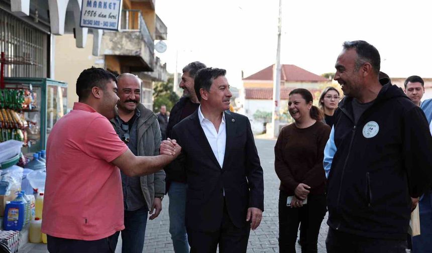 Başkan Aras Bafa'da halkla buluştu