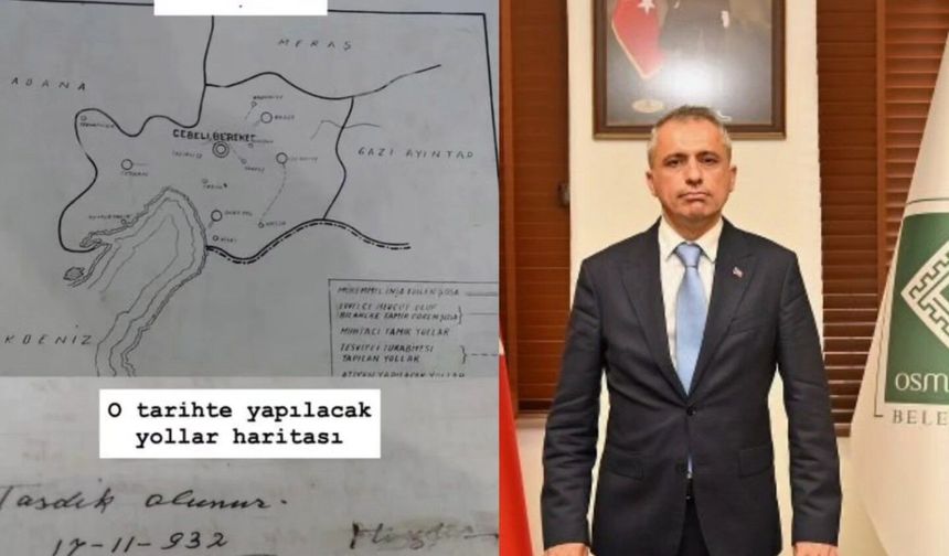 Başkan Çenet’in Harita Paylaşımı Tepki Çekti