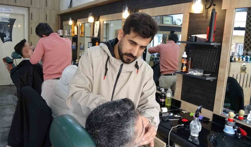 Bayram tıraşı mesaisi başladı