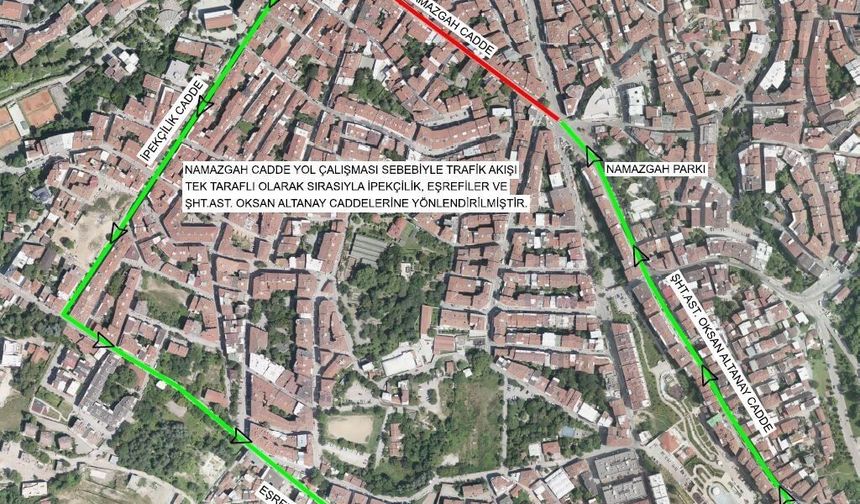 Bursa'da trafik düzenlemesi
